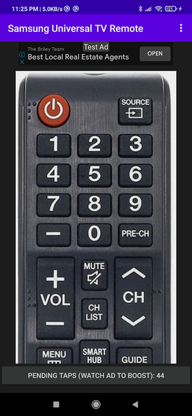 Samsung Universal TV Remote - عکس برنامه موبایلی اندروید