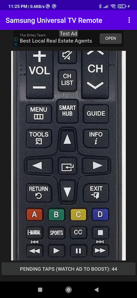 Samsung Universal TV Remote - عکس برنامه موبایلی اندروید