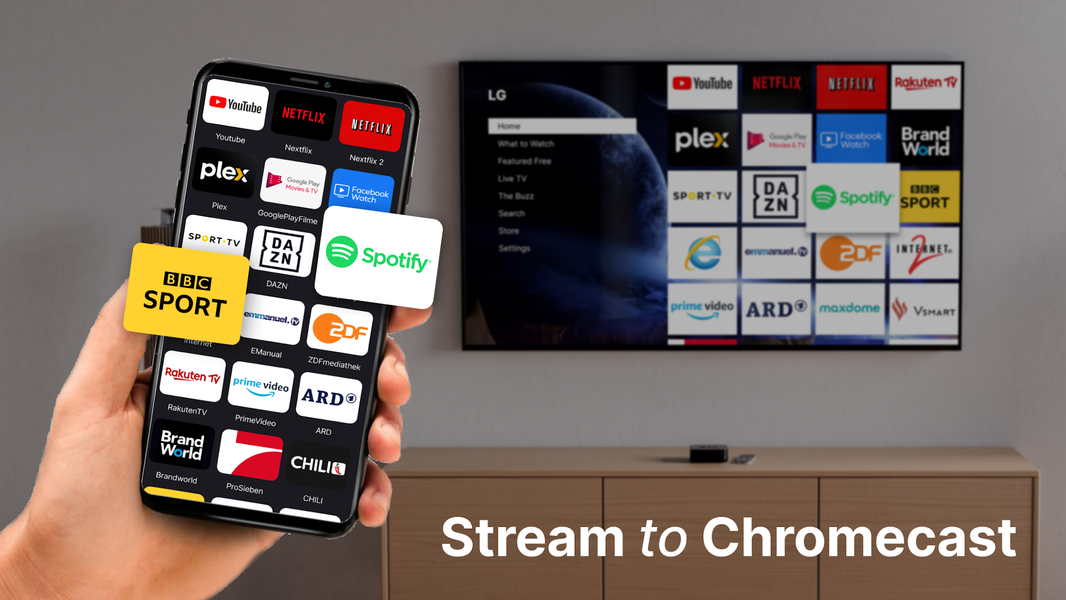 TV Cast for Chromecast - عکس برنامه موبایلی اندروید