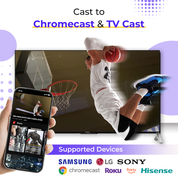 Screen Cast - Mirror For TV - عکس برنامه موبایلی اندروید