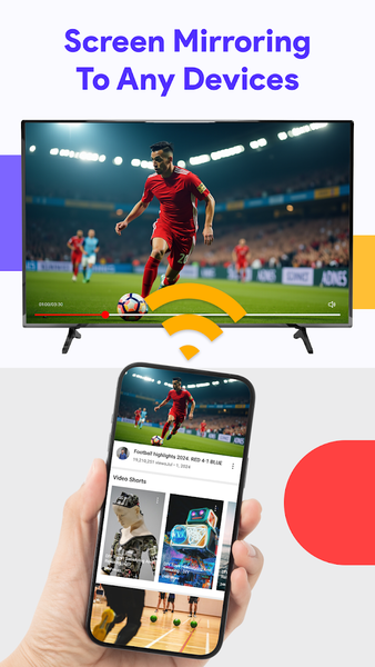 Cast To TV - Screen Sharing - عکس برنامه موبایلی اندروید