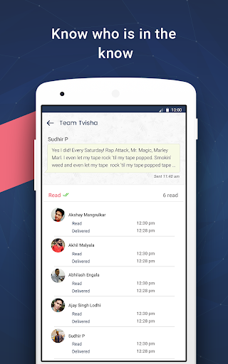 Troop Messenger - Team Chat - Image screenshot of android app