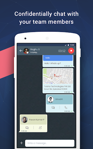 Troop Messenger - Team Chat - Image screenshot of android app