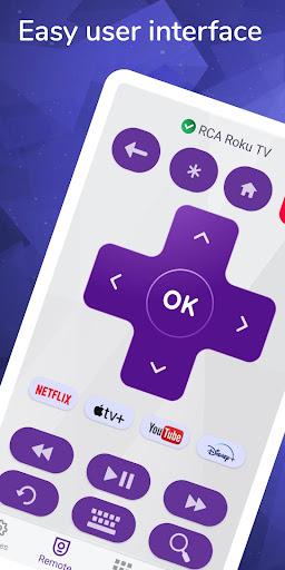 Remote For RCA - Roku TV - Image screenshot of android app