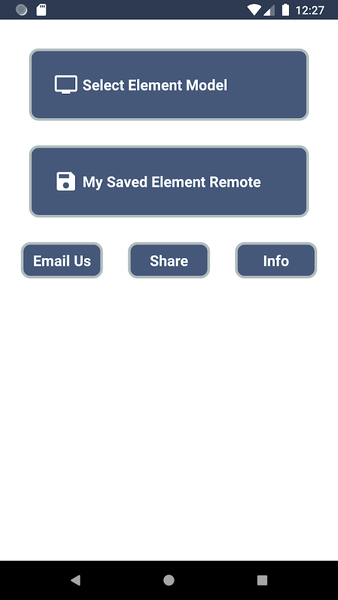 Element TV Remote - Image screenshot of android app