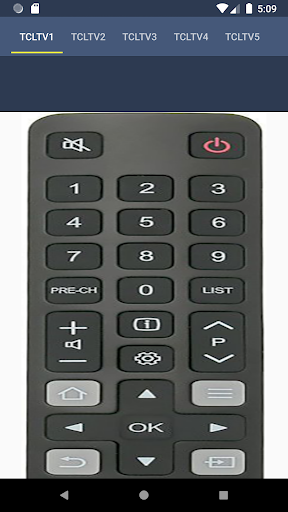 TCL Roku TV Remote - Image screenshot of android app