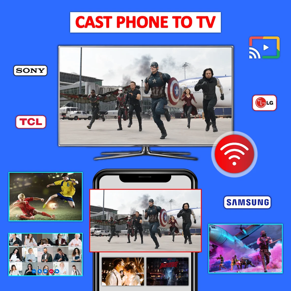 Cast Phone to TV, Chromecast - Image screenshot of android app