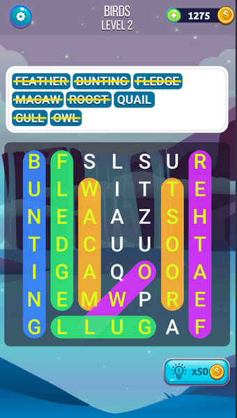 Words Find : Relaxing Game - عکس بازی موبایلی اندروید