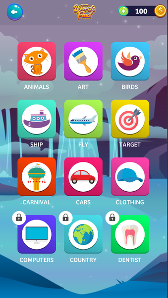 Words Find : Relaxing Game - عکس بازی موبایلی اندروید