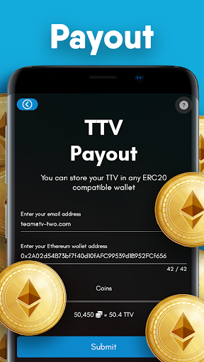 TV-TWO: Watch & Earn Rewards - Get BTC & Get ETH - عکس برنامه موبایلی اندروید
