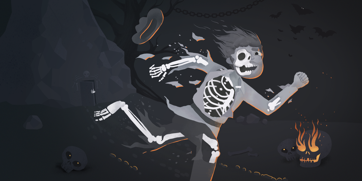 Skeleton Journey runner - run, - عکس بازی موبایلی اندروید