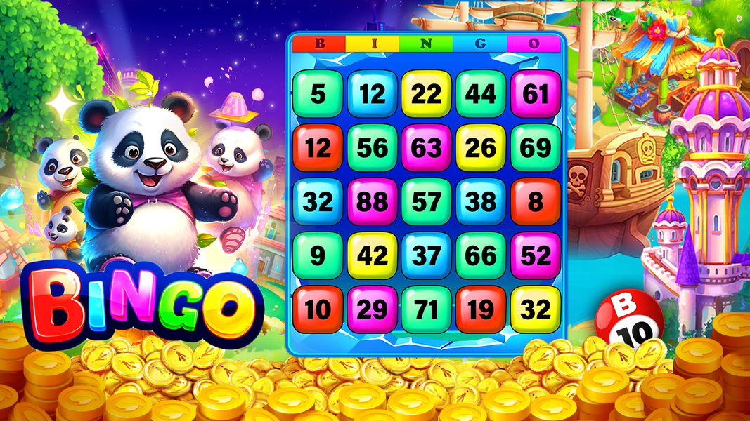 Bingo Offline: Bingo Money Fun - Gameplay image of android game