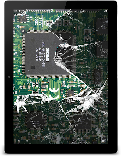 Broken Screen Prank Wallpaper - Image screenshot of android app