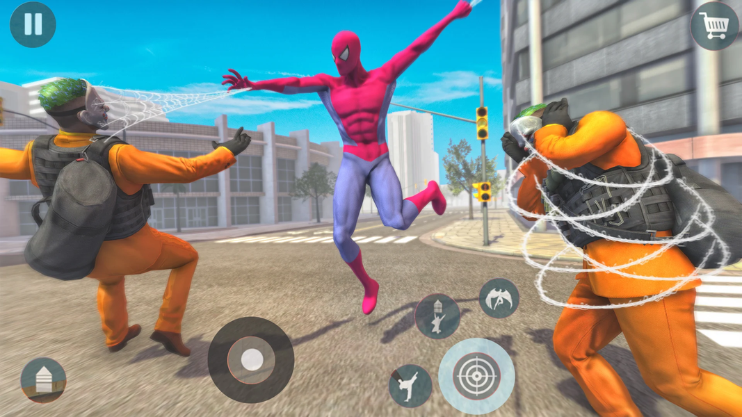 Iron Rope Hero War Superheroes - Image screenshot of android app