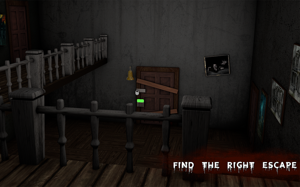 Scary Haunted House Games 3D - Gameplay image of android game
