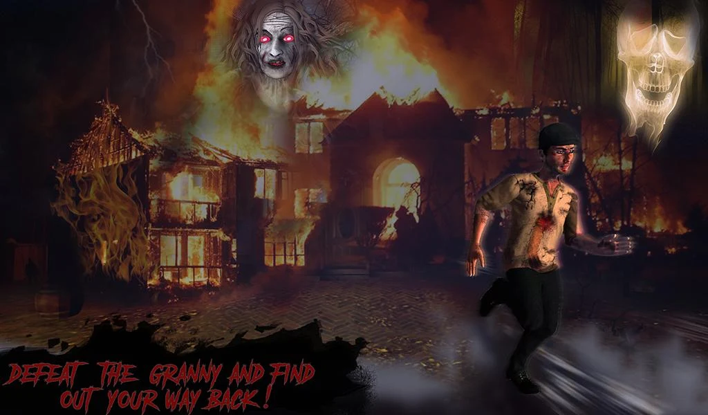 Scary Haunted House Games 3D - Gameplay image of android game