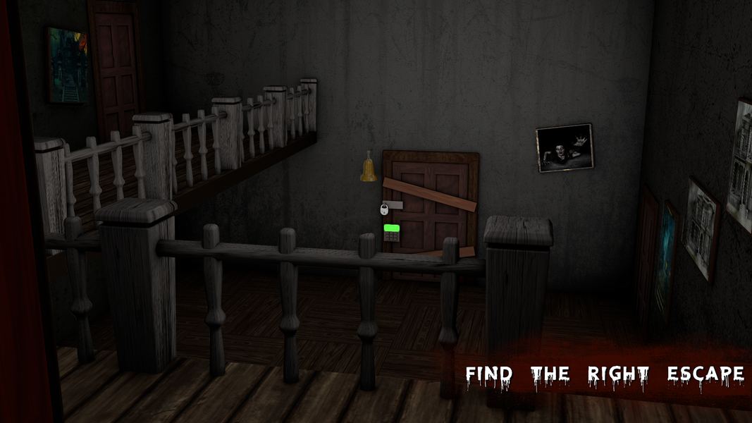 Scary Haunted House Games 3D - Gameplay image of android game