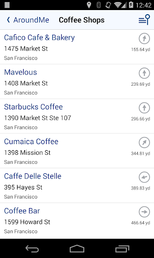 AroundMe - Image screenshot of android app