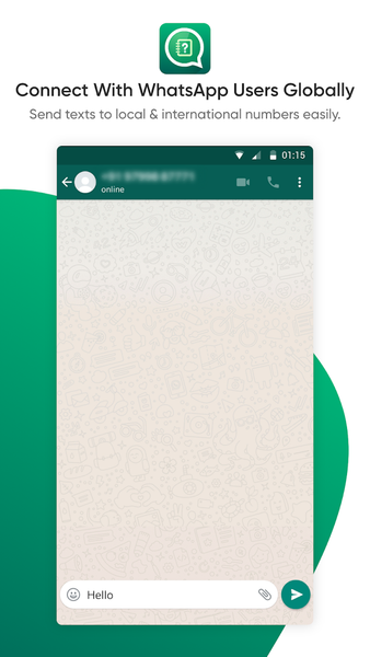 Message To Unknown Number - عکس برنامه موبایلی اندروید