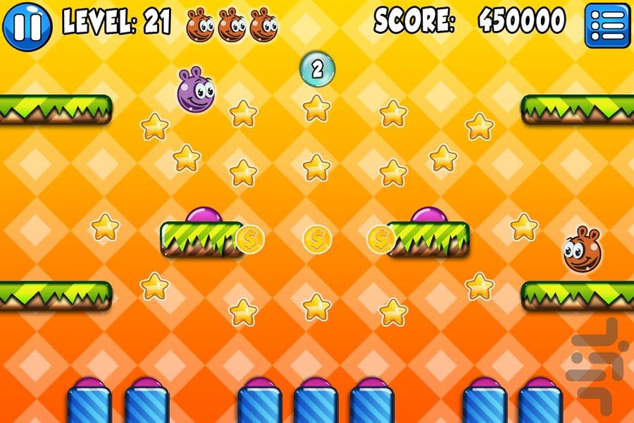 Bubble Jumper - Gameplay image of android game