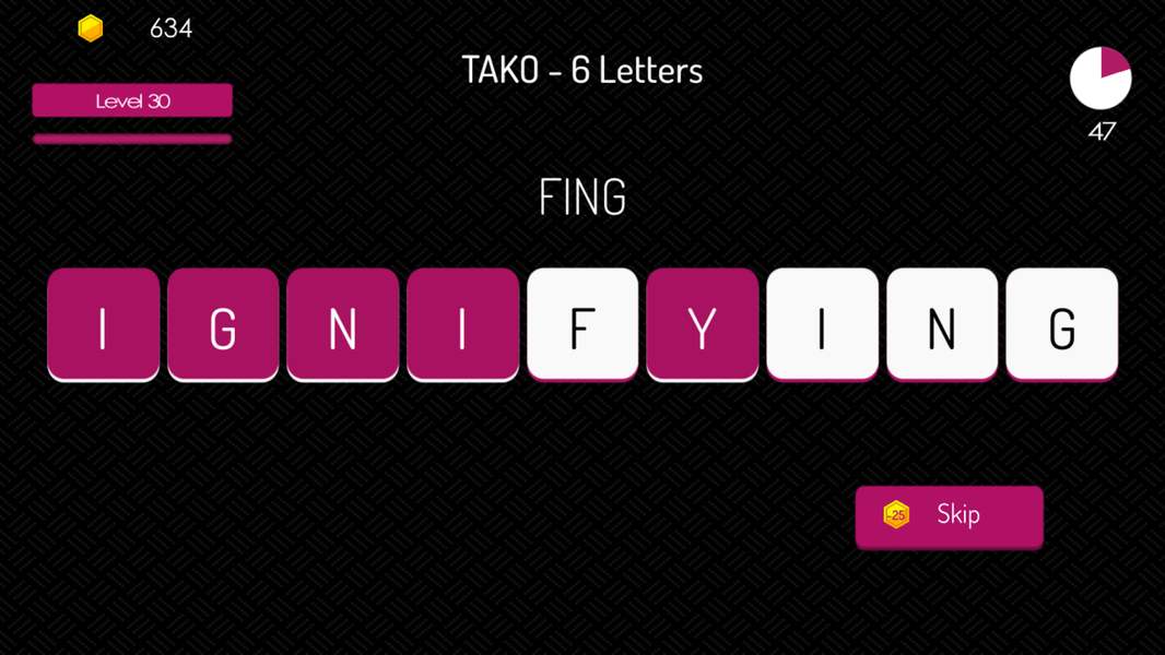 TAKO - A Different Word Game - Gameplay image of android game