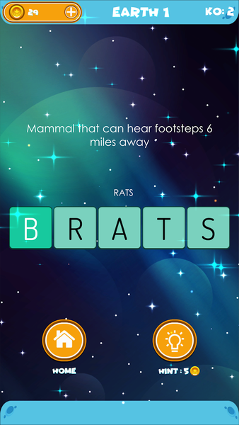 Word Hunt - Trivia and Synonym - Gameplay image of android game