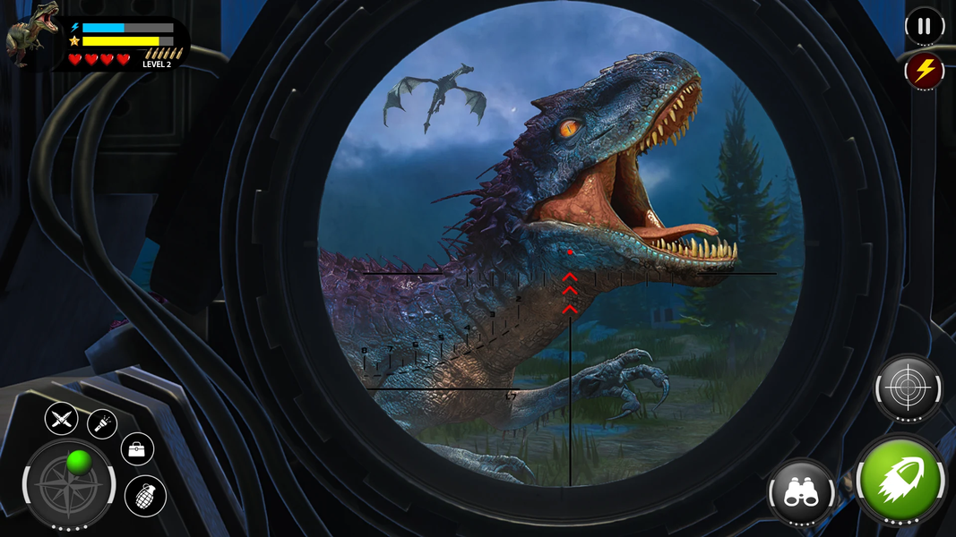 Dino Hunter Animal Hunting ۳D - عکس برنامه موبایلی اندروید
