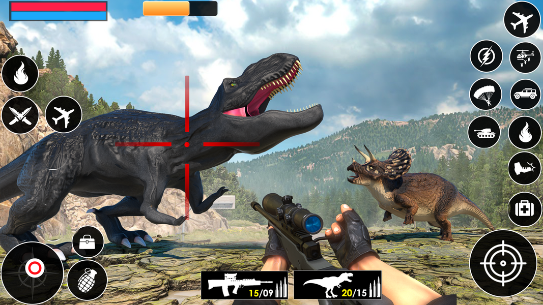 Dino Hunter Animal Hunting ۳D - عکس برنامه موبایلی اندروید