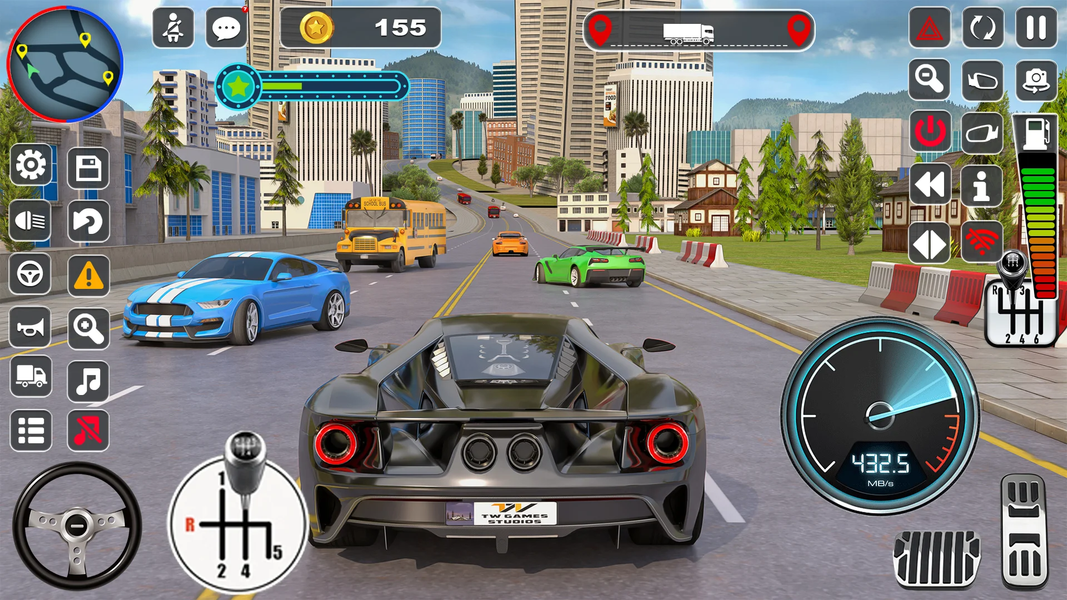 Real Car Driving School Games - عکس بازی موبایلی اندروید