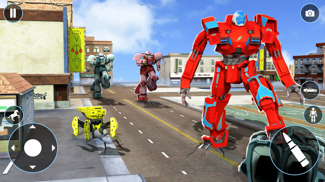 Robot Car Transformer Supercar - عکس بازی موبایلی اندروید