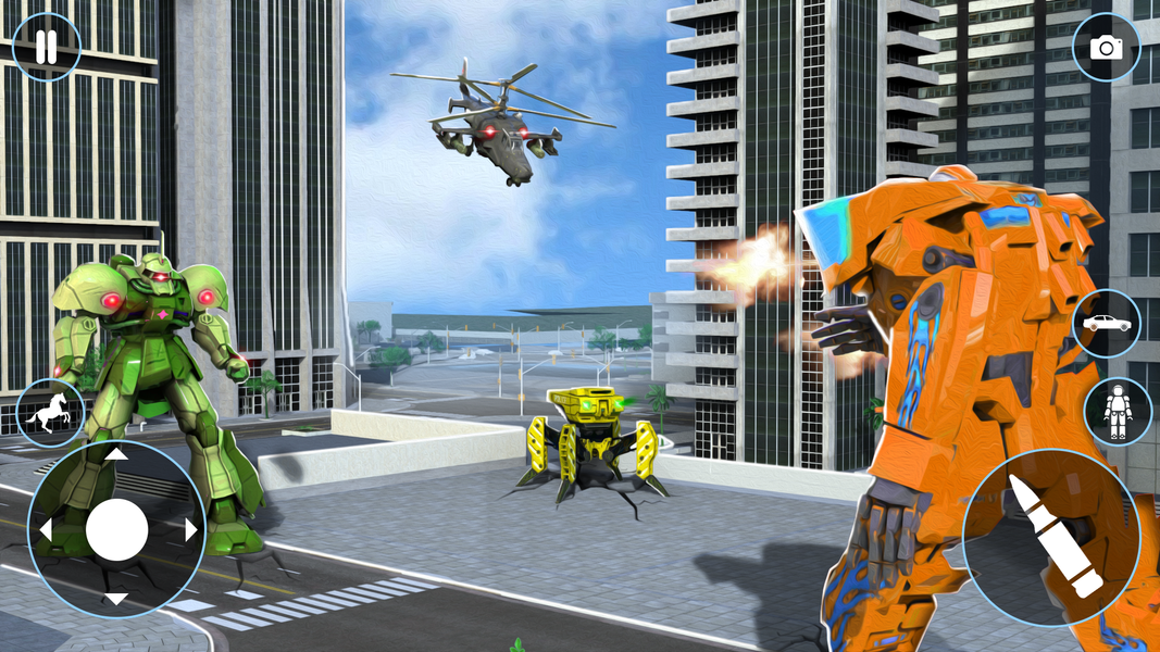 Robot Car Transformer Supercar - عکس بازی موبایلی اندروید