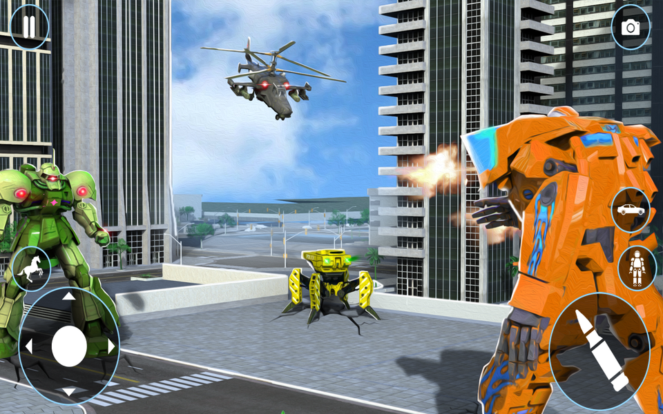 Robot Car Transformer Supercar - عکس بازی موبایلی اندروید