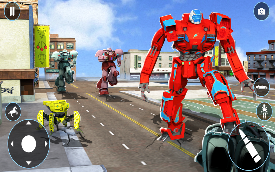 Robot Car Transformer Supercar - عکس بازی موبایلی اندروید