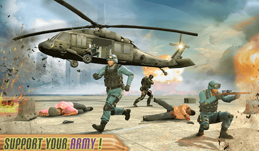 Army Fighting Battle - New Helicopter Game ۲۰۲۰ - عکس بازی موبایلی اندروید