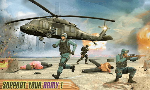 Army Fighting Battle - New Helicopter Game ۲۰۲۰ - عکس بازی موبایلی اندروید