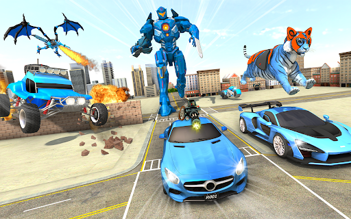 Car Robot Transformer Games 3D - عکس بازی موبایلی اندروید
