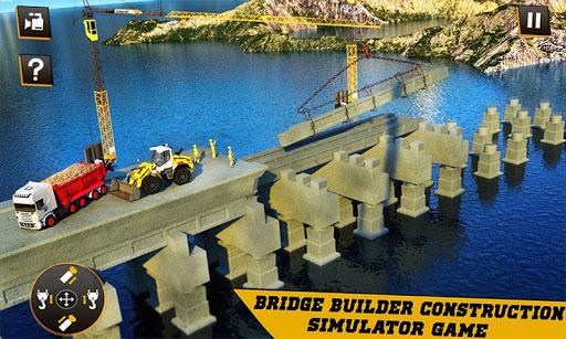 City Bridge Construction Game - Gameplay image of android game