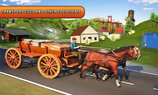 Horse Cart Transport Taxi Game - Gameplay image of android game