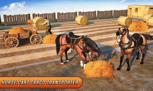 Horse Cart Transport Taxi Game - Gameplay image of android game
