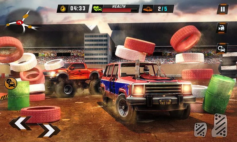 Monster truck Crash car smash - Image screenshot of android app