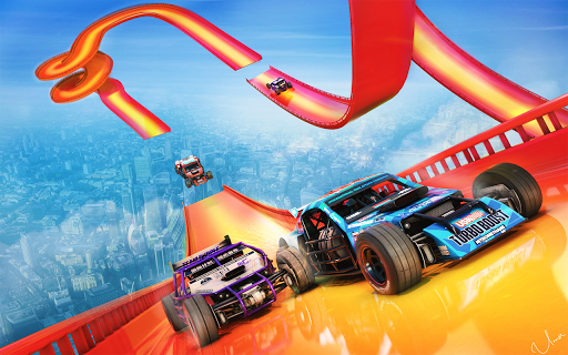 Buggy Car Ramp Stunts Racing: - Gameplay image of android game