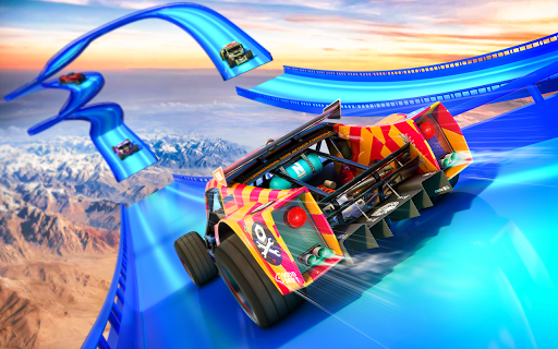 Buggy Car Ramp Stunts Racing: - Gameplay image of android game