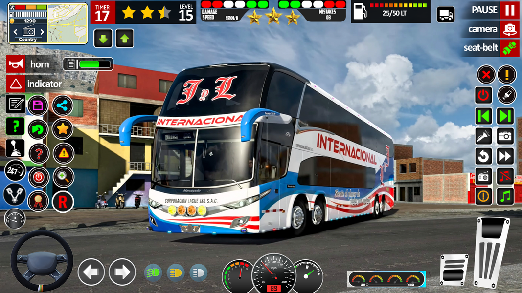 Offline Bus Game Bus Simulator - Gameplay image of android game