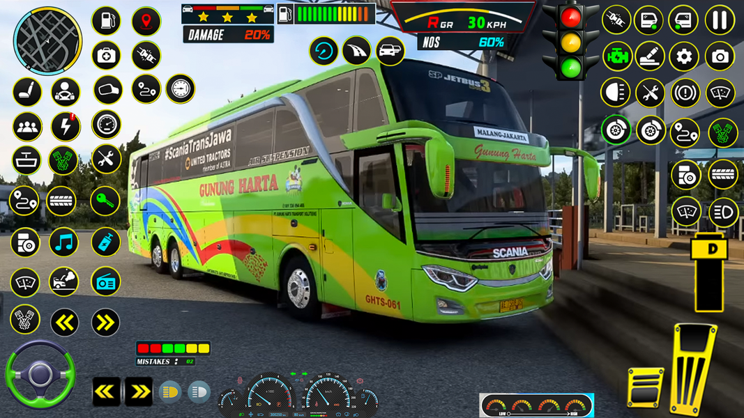 US Bus Game: Bus Driving - عکس بازی موبایلی اندروید