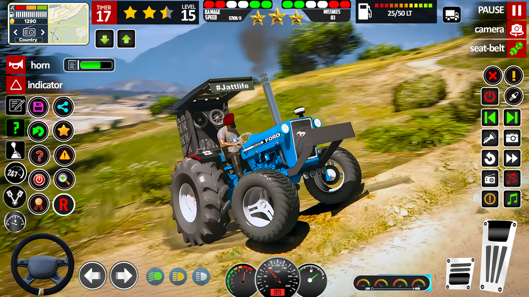 US Tractor Driving Simulator - Gameplay image of android game