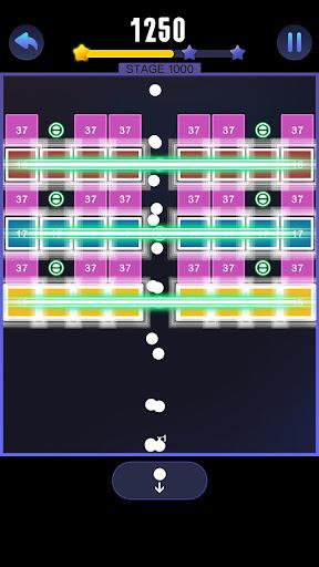Bricks ball-phyisics breaker - Gameplay image of android game