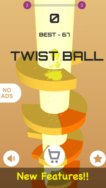 Twist Ball: Color bounce Game - عکس بازی موبایلی اندروید