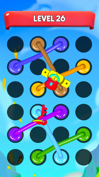 Rope Twisted 3D- Tangle Puzzle - Gameplay image of android game