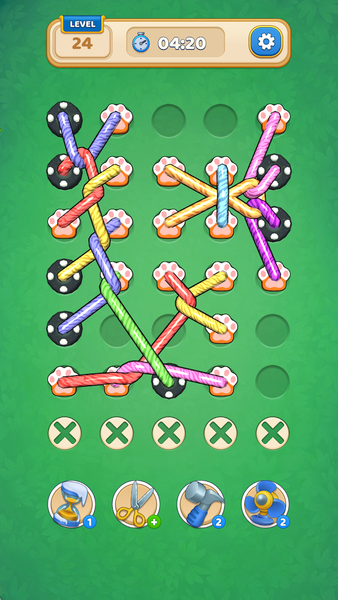 Twisted Rope: Tangle Puzzle - عکس بازی موبایلی اندروید