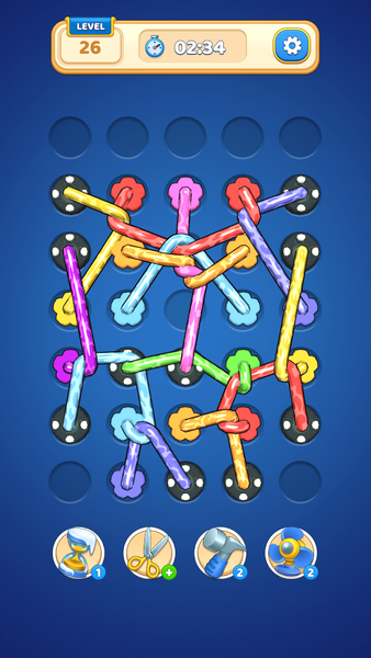 Twisted Rope: Tangle Puzzle - عکس بازی موبایلی اندروید